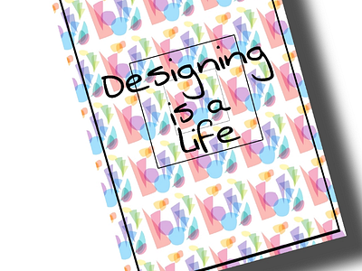 Book cover design art balance beautiful book cover brand brand identity canvas colourful design geometry identity life logo logodesign mark paint professional typography unique