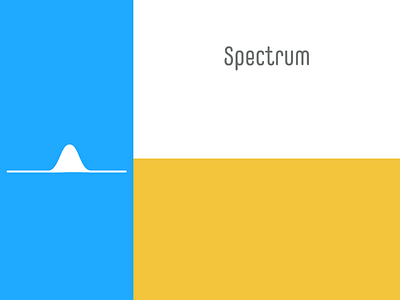 Spectrum Business Card brand business card colour design electronic geometry graphics art horizontal industry logo logo design simple spectrum technology typography unique wave