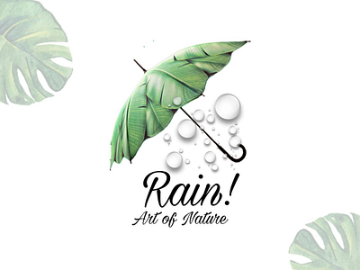 Rain! Square Card art brand brandidentity business card card creator design designer graphic illustration logo logo design nature simple square unique water drops