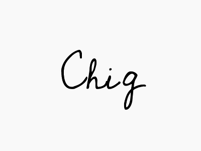 Chig means one logo architecture brand brand identity chig company design food logo logo design mobile development one professional restaurant software ui unity ux