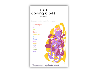 Coding Class poster