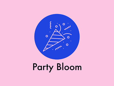 Party Bloom logo art beautiful bloom brand brandidentity business card creator design event graphics art identity label logo logo design logo design concept management mark party unique
