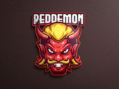 Red Demon mascot logo