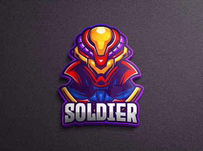 Soldier Mascot Logo branding character esports game game asset game avatar illustration logo logo gaming mascot mobile game mobile legends pubg avatar pubg logo pubgmobile soldier team logo tshirtdesign twitch vector