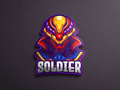 Soldier Mascot Logo branding character esports game game asset game avatar illustration logo logo gaming mascot mobile game mobile legends pubg avatar pubg logo pubgmobile soldier team logo tshirtdesign twitch vector