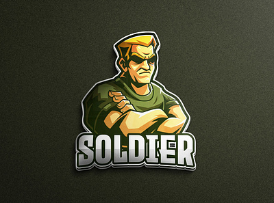 Soldier character branding character esports game game assets human illustration logo logo gaming mascot mascot logo mobile game pubg pubg mobile soldier tshirtdesign twitch vector vector illustration warrior