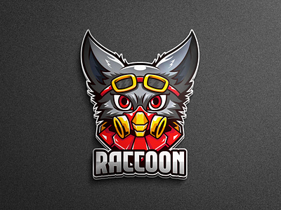 Racoon Mascot Logo