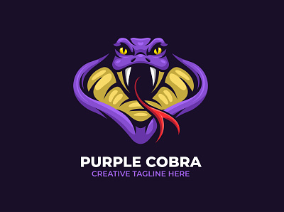 Cobra Mascot Logo Character animal animation brand cobra company design graphic design snake vector venom wild zoo