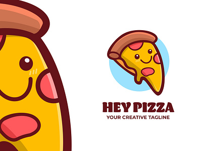 Pizza Mascot Logo