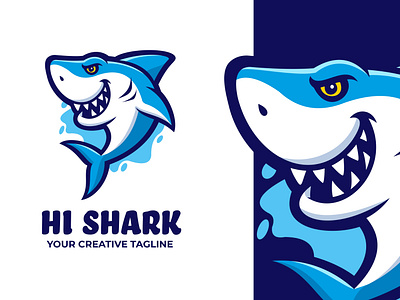 Shark Mascot Logo