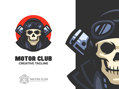 Motor Club Mascot Logo