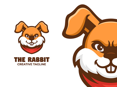 Rabbit Mascot Logo