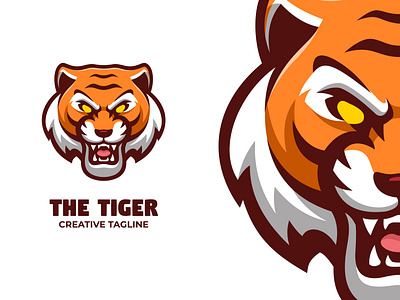 The Tiger Mascot Logo