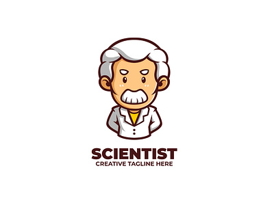 Scientist Mascot Logo