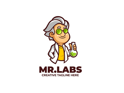 Mr.Labs Mascot Logo