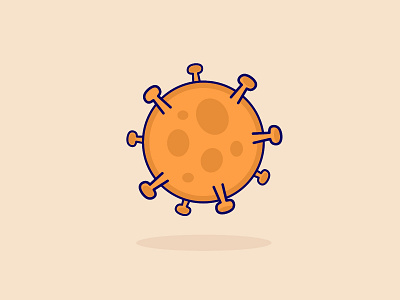 Corona virus desease 2019 animation branding flat icon illustration logo minimal ui ux vector