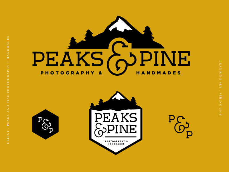 Peaks & Pine by Whitney Anderson on Dribbble