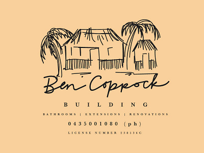 Ben Coppock Building pt. 1 branding identity lettering logo logo set logotype