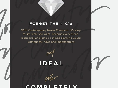 Diamond Nexus email email email blast lettering script