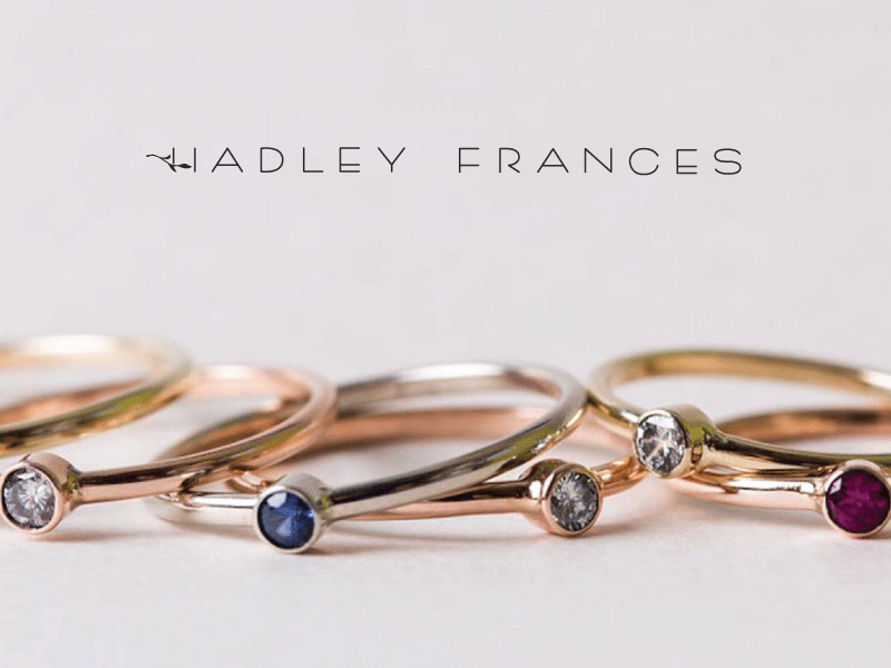 Hadley Frances i branding jewelry logo