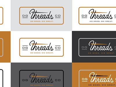 DG Threads badge identity logo process thread