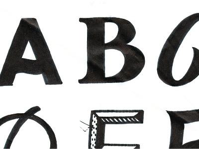 Alphabet alphabet hand lettering lettering