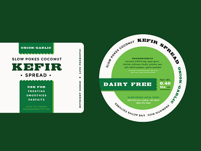Kefir Labels branding food labels packaging