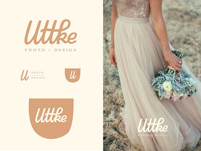 Uttke branding identity lettering