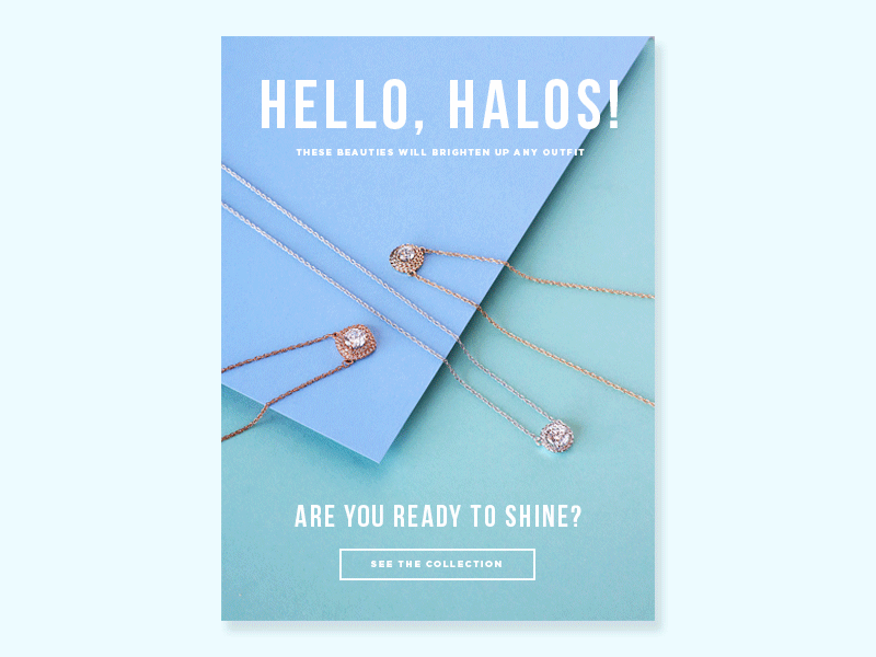 Hello, Halos! art direction jewelry photography