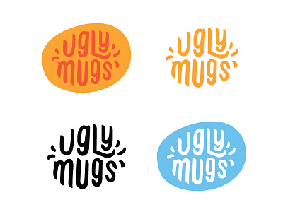 Ugly Mugs Logo branding handlettering lettering logo