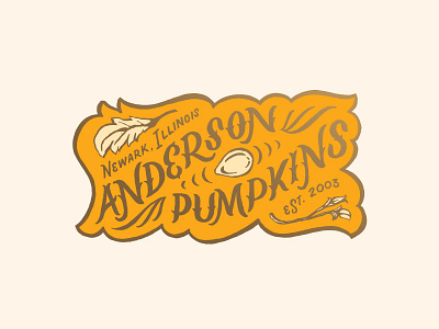 Anderson Pumpkins enamel pin pumpkins