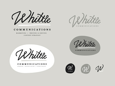 Whittle Communications branding lettering logo