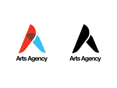 Arts Agency branding identity logo