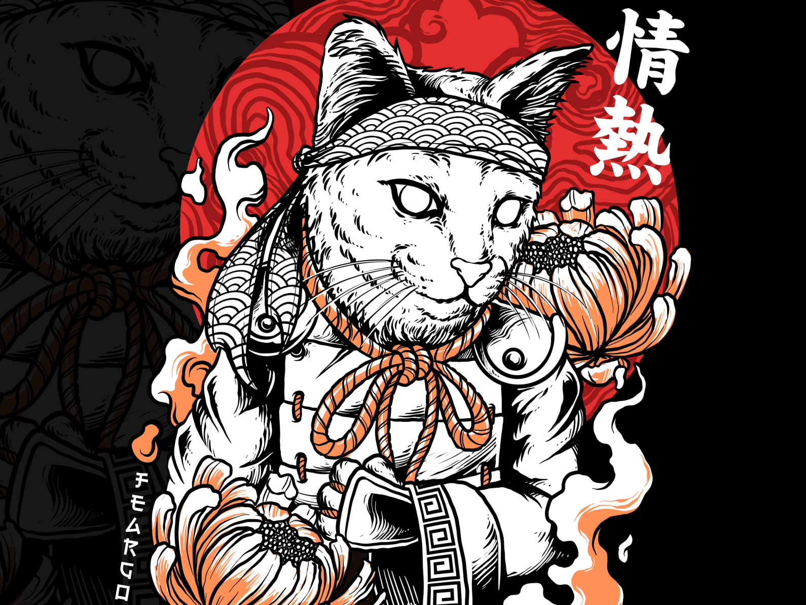 japanese cat decoration