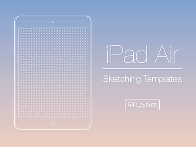 iPad Air Sketching Templates