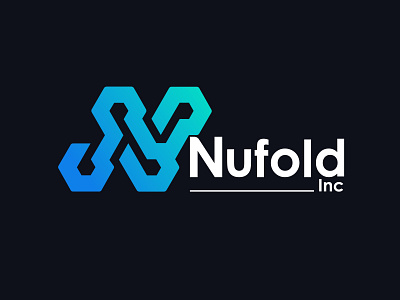 Nufold 0 branding design illustration illustrator logo minimal n n logo typography vector