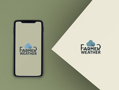 Farmer Weather branding farmer illustrator logo minimal weather