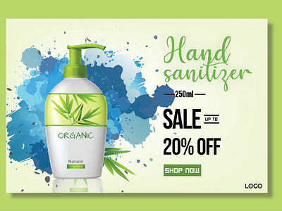 Hand Sanitizer Banner