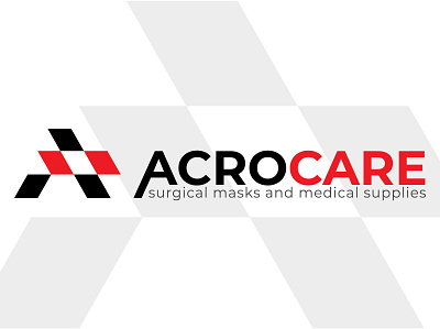 Acrocare branding design illustrator logo medical minimal