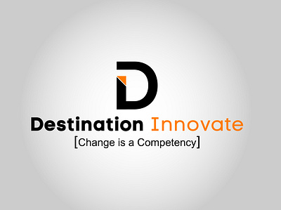 Destination Innovate branding design destination di icon illustrator logo minimal vector