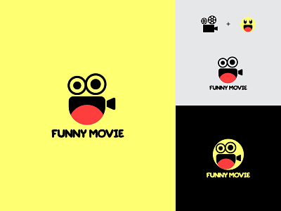 funny movie art branding company logo corporate creative logo design designer dual meaning flat graphicdesign icon illustration logo logocombination logodesign logodesigner mascot minimalist logo vector