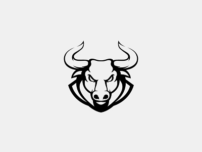 bull brand identity branding bull company logo corporate design designer icon illustration logo mascot minimalist logo simple sketch typography vector