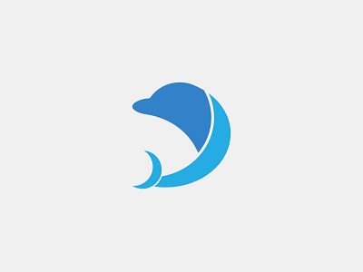 dolphin logo branding color company logo creative logo design designer dolphin graphic icon identity illustration logo modern simple vector