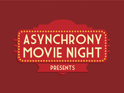 Asynchrony Movie Night logo movie night