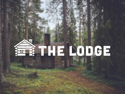 The Lodge branding lodge logo