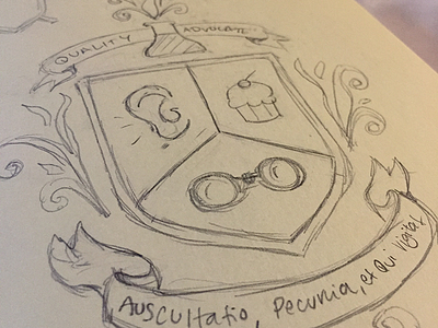 QA Coat of Arms Sketch