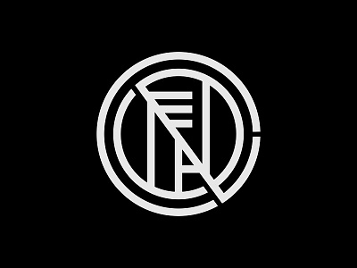 Daniel black branding logo white