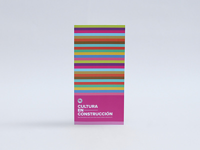 Cultura En Contruccion art brochure design exhibition gallery gallery art print print design