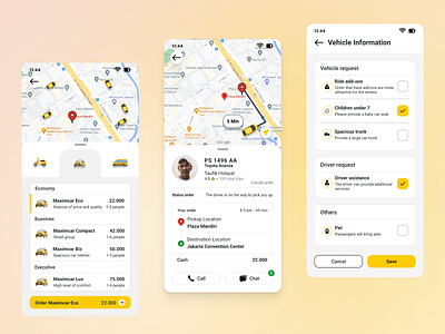 Maxim App Redesign │Transportation App design mobile design transportation ui ui design user interface