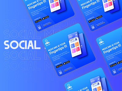 Mobile App Marketing - Social Media Design app branding graphic design